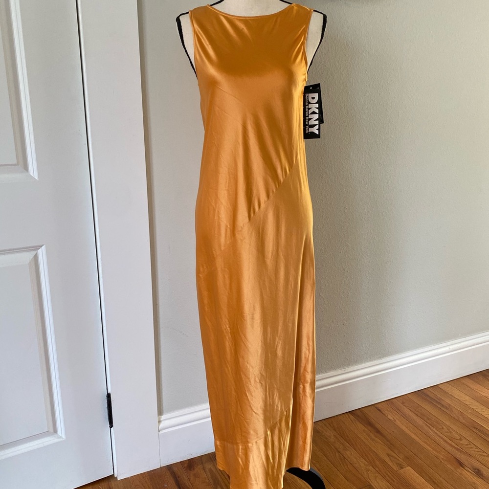 DKNY satin tube dress